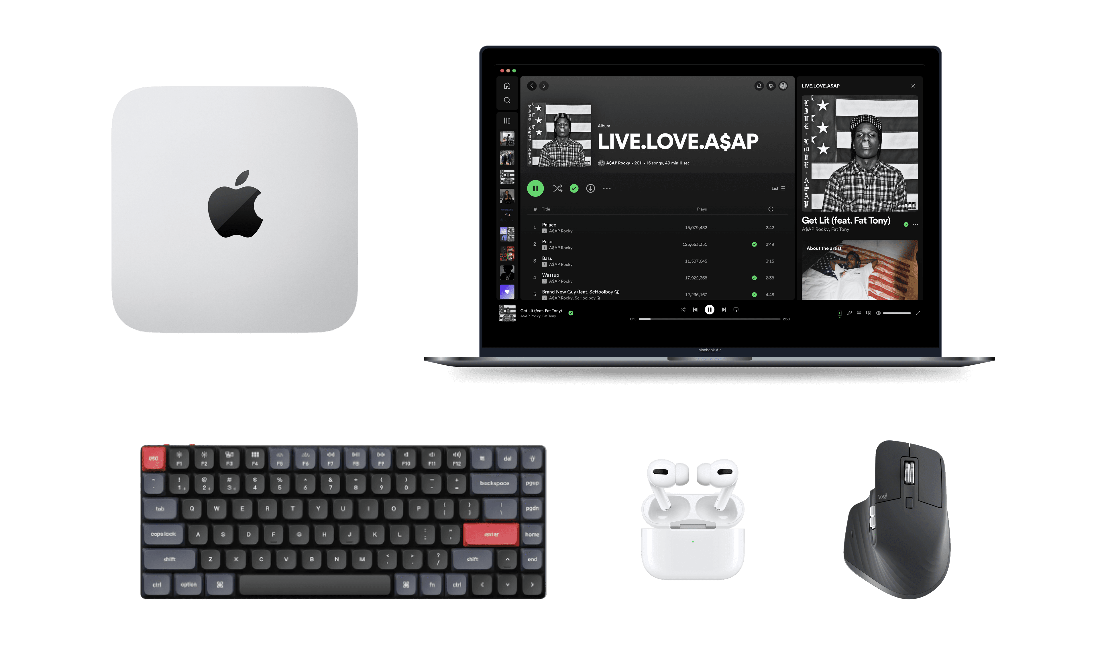 Christian Velez Medina setup.